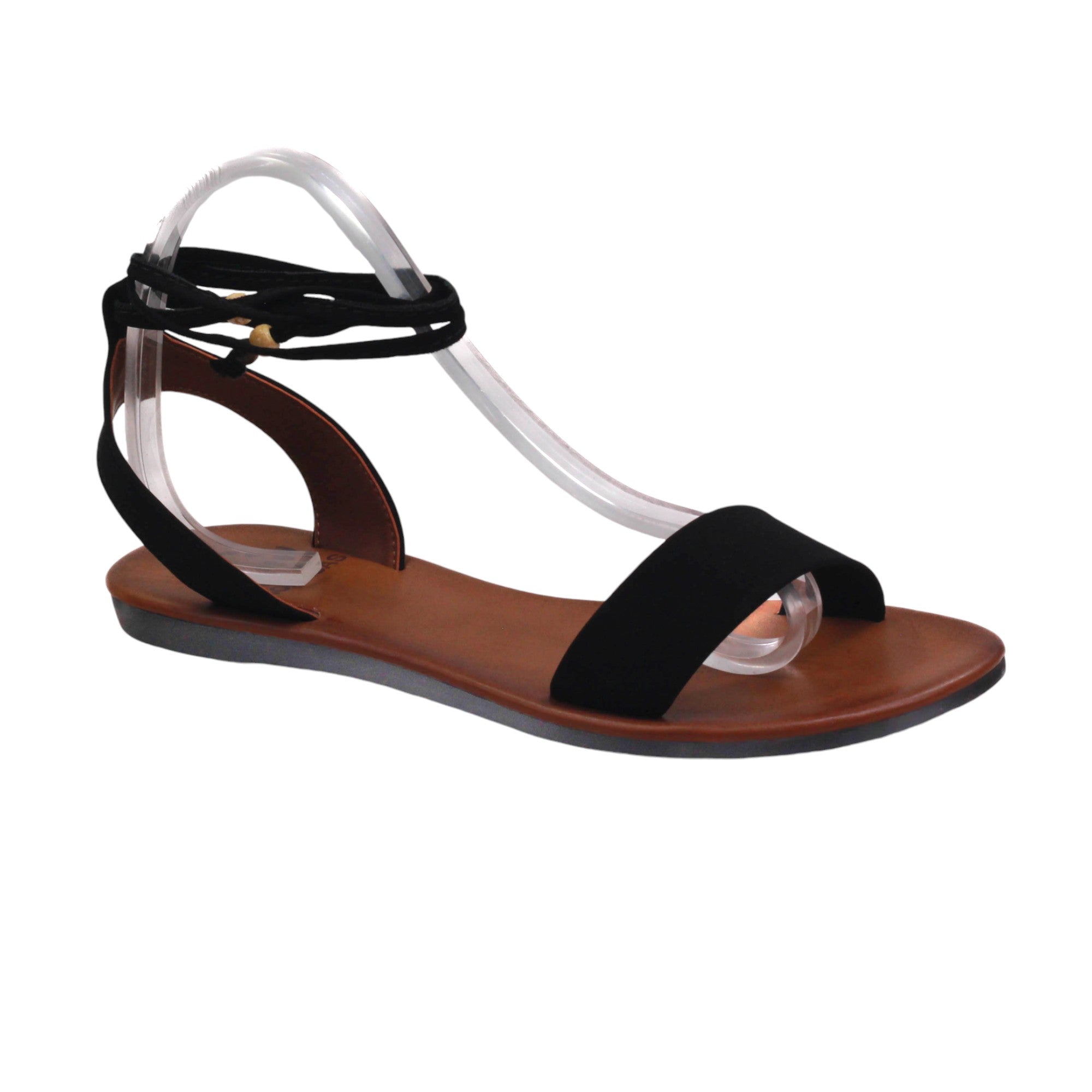 Sandalia para dama con tiras largas tipo romano – Zapatería Francis