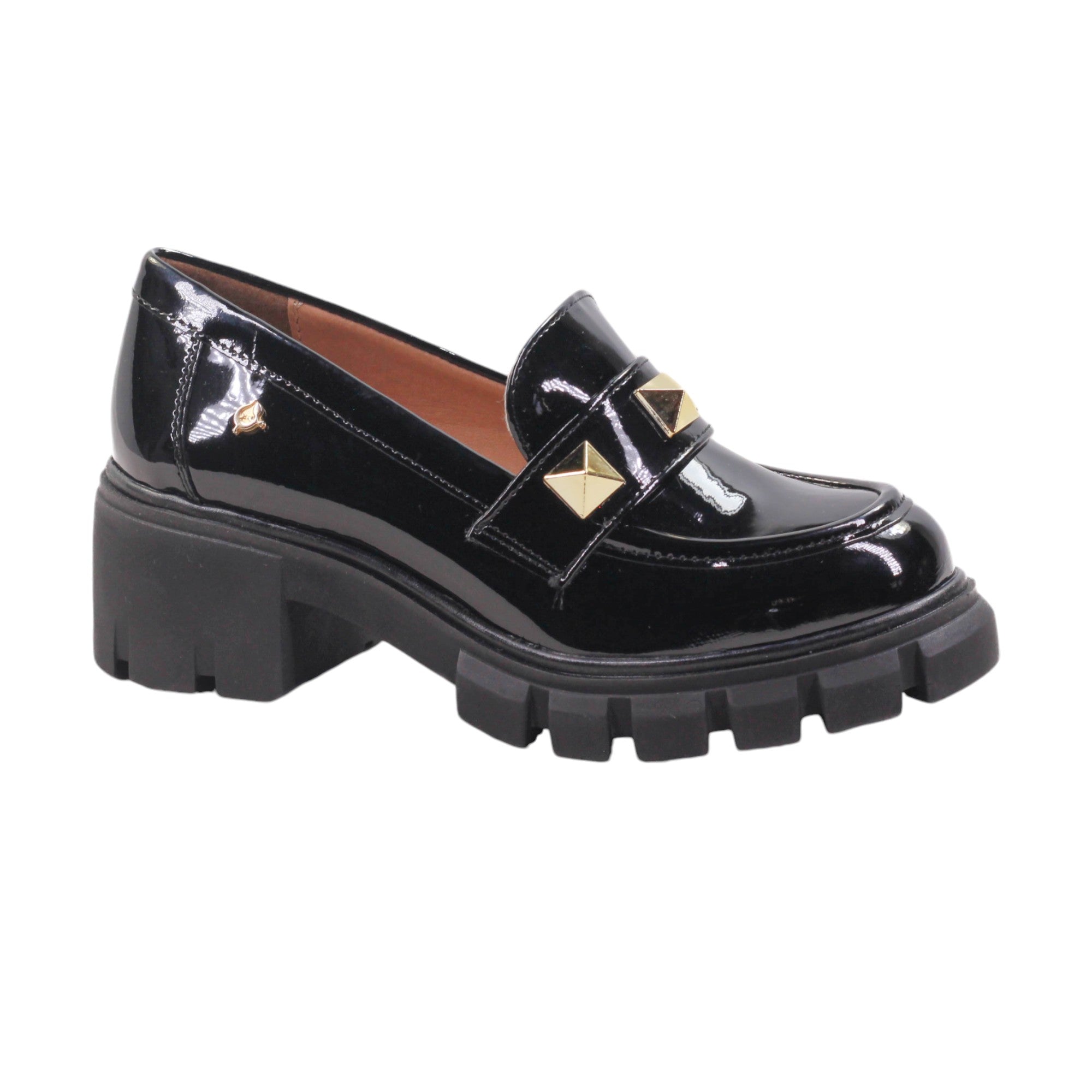 Calzado para dama de plataforma ancha de uso rudo, estoperoles de