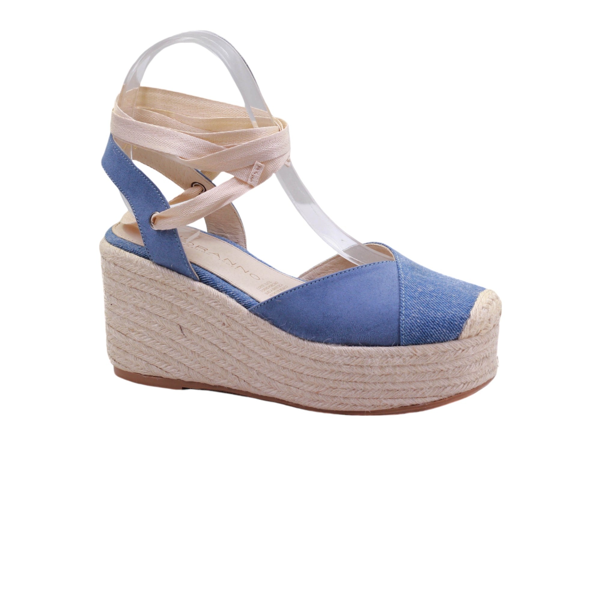 Alpargata alta para dama con listones de ajuste – Zapatería Francis