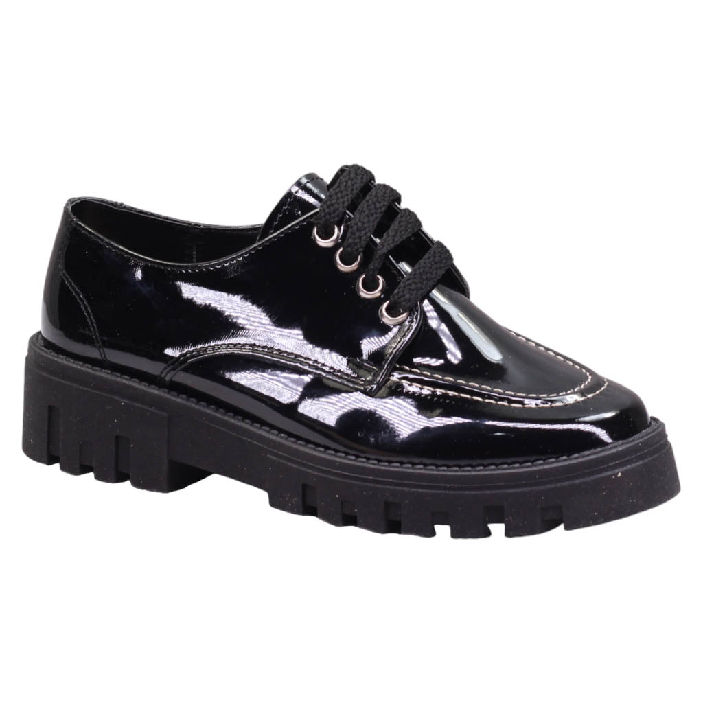 Charol Zapato Oxford Mujer Outfit Charol Zapato Oxford Plataforma