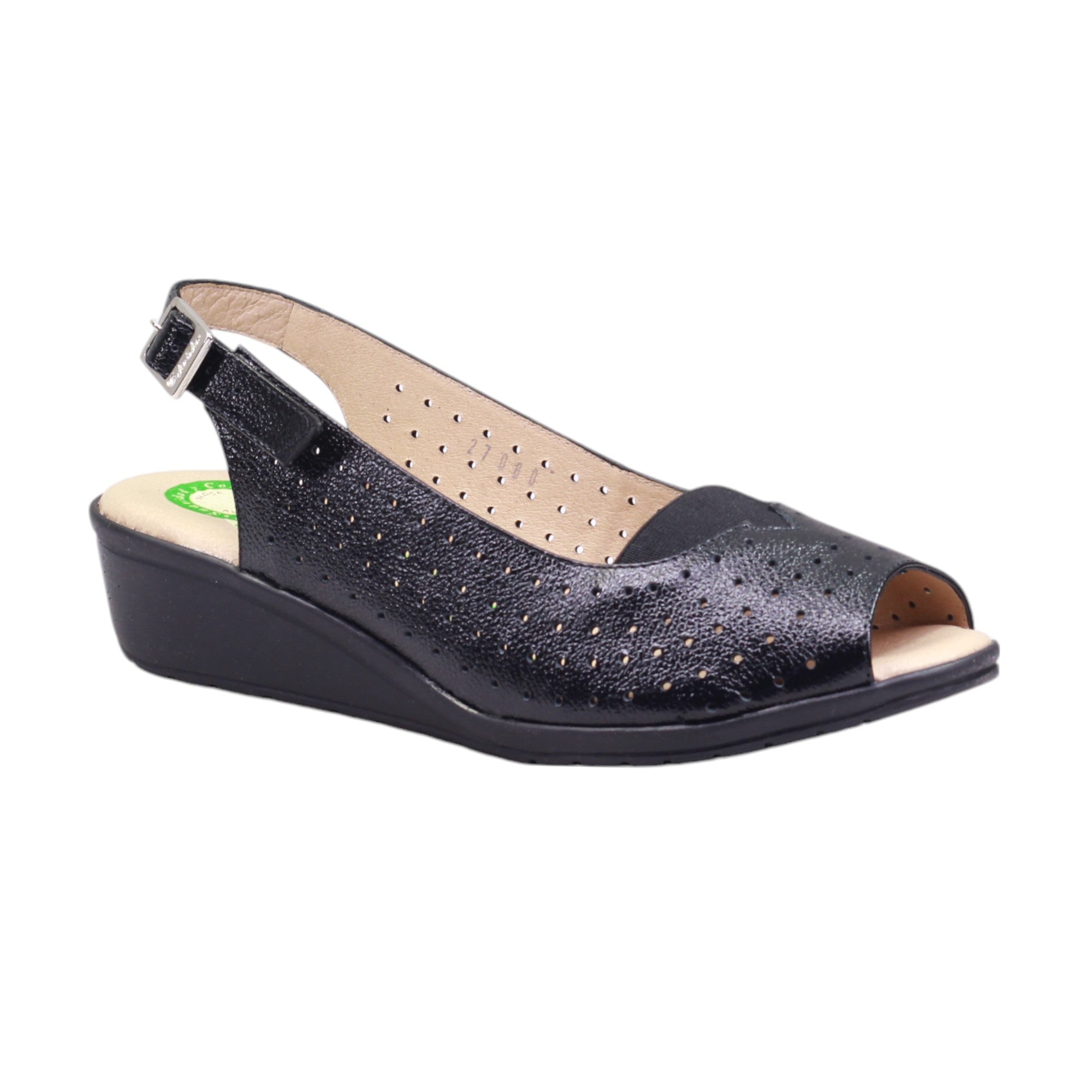 Calzado para dama de ajuste al talon y corte con perforaciones