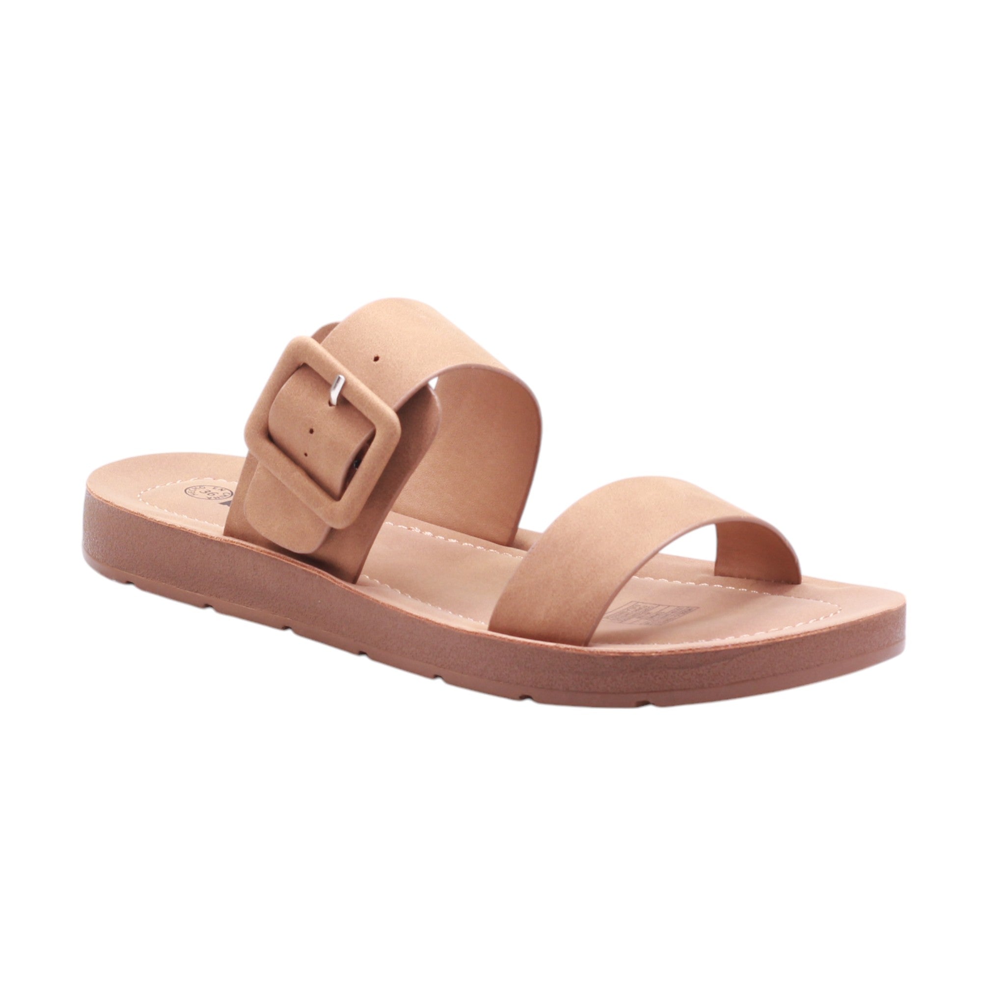 Sandalia casual para dama de doble tira