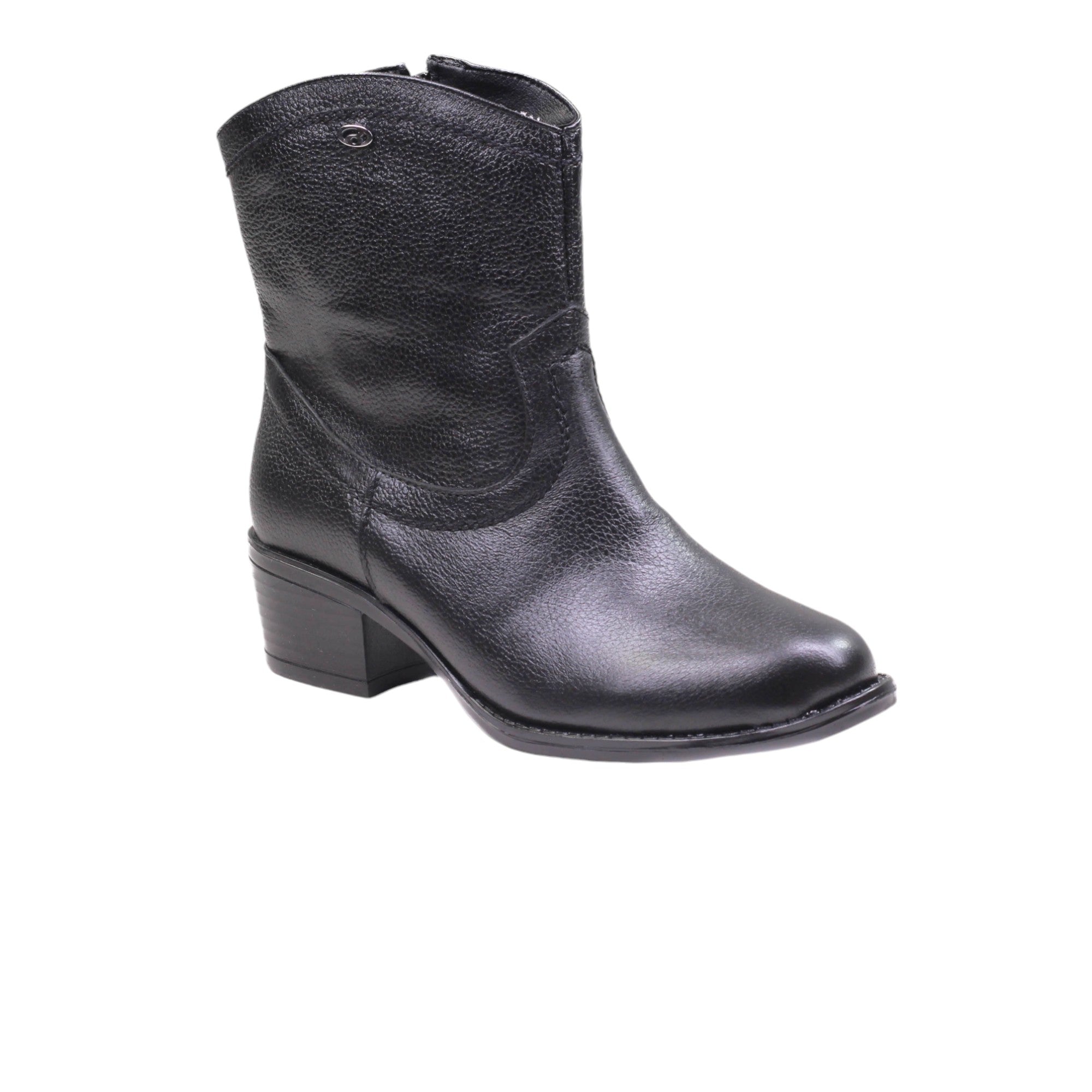 Botas vaqueras en nobuck y piel lisa