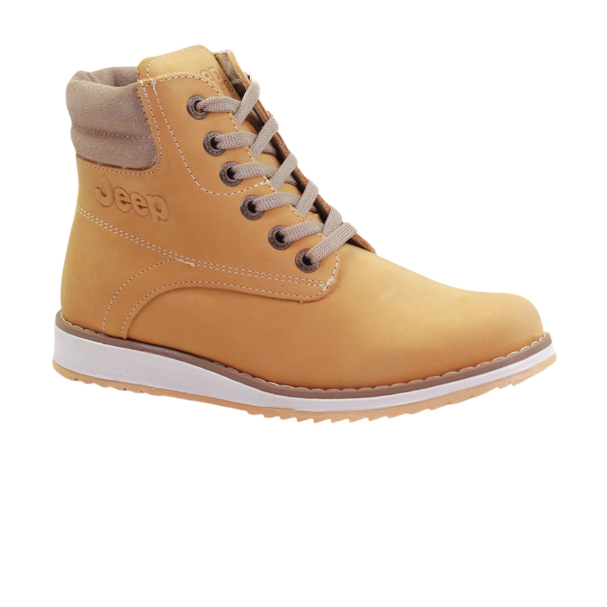 Bota para dama de suela resistente y acabado en nobuck – Zapatería