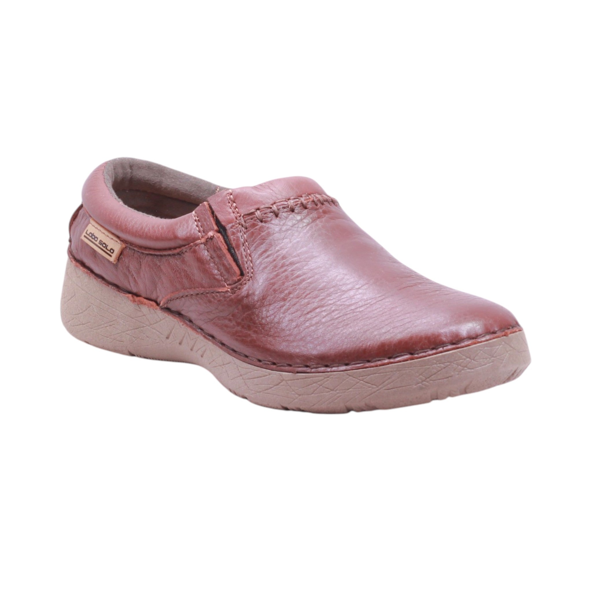 Zapato casual con plataforma firme y estilo artesanal