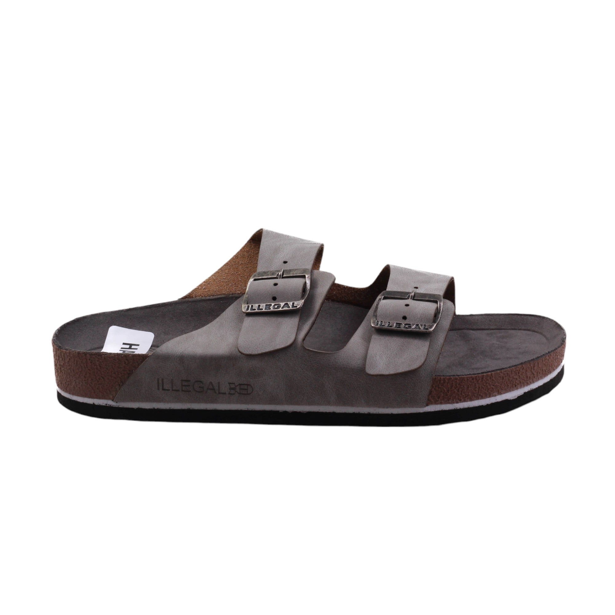 Sandalia para caballero con suela ergonómica y doble tira