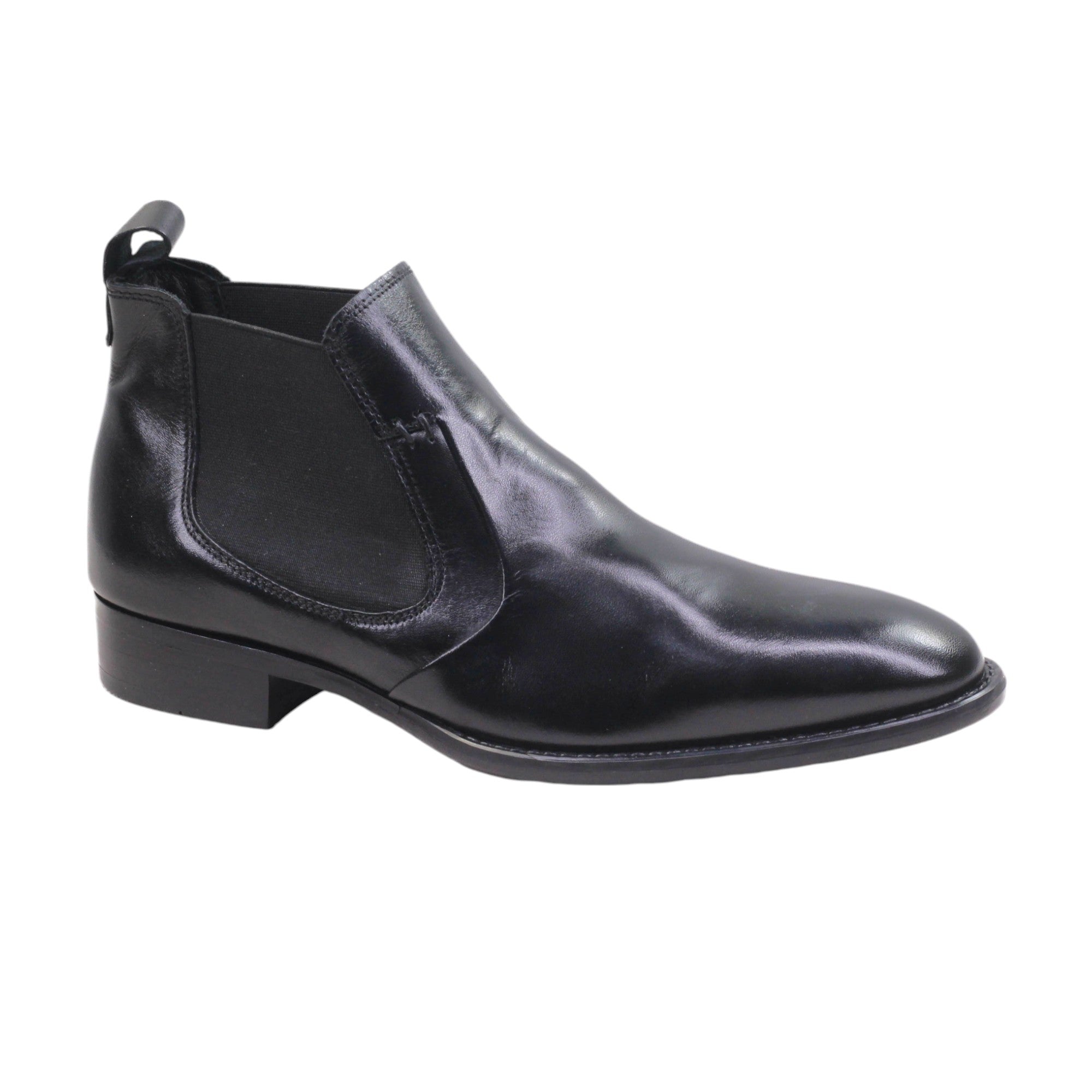 Botin para caballero de punta larga