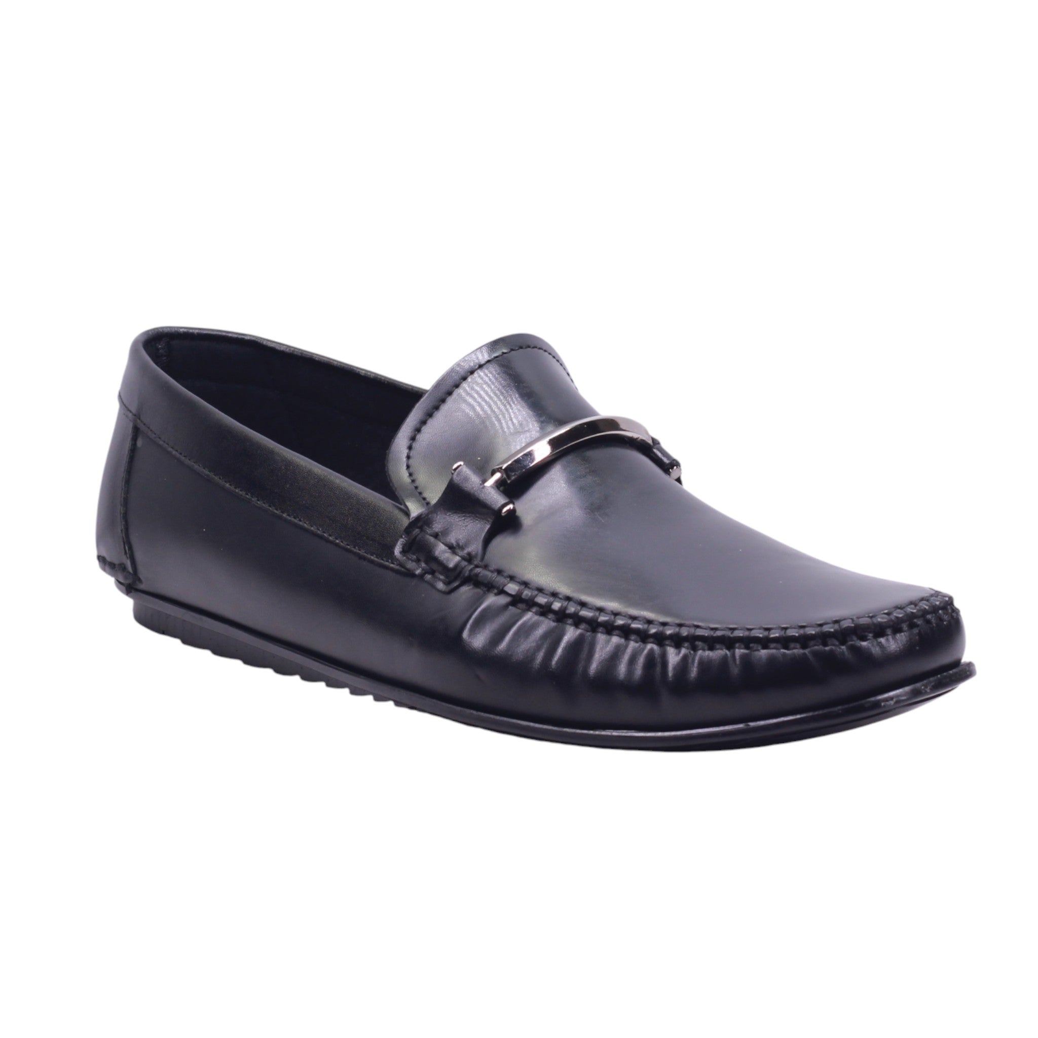 Mocasín de caballero con herraje metálico