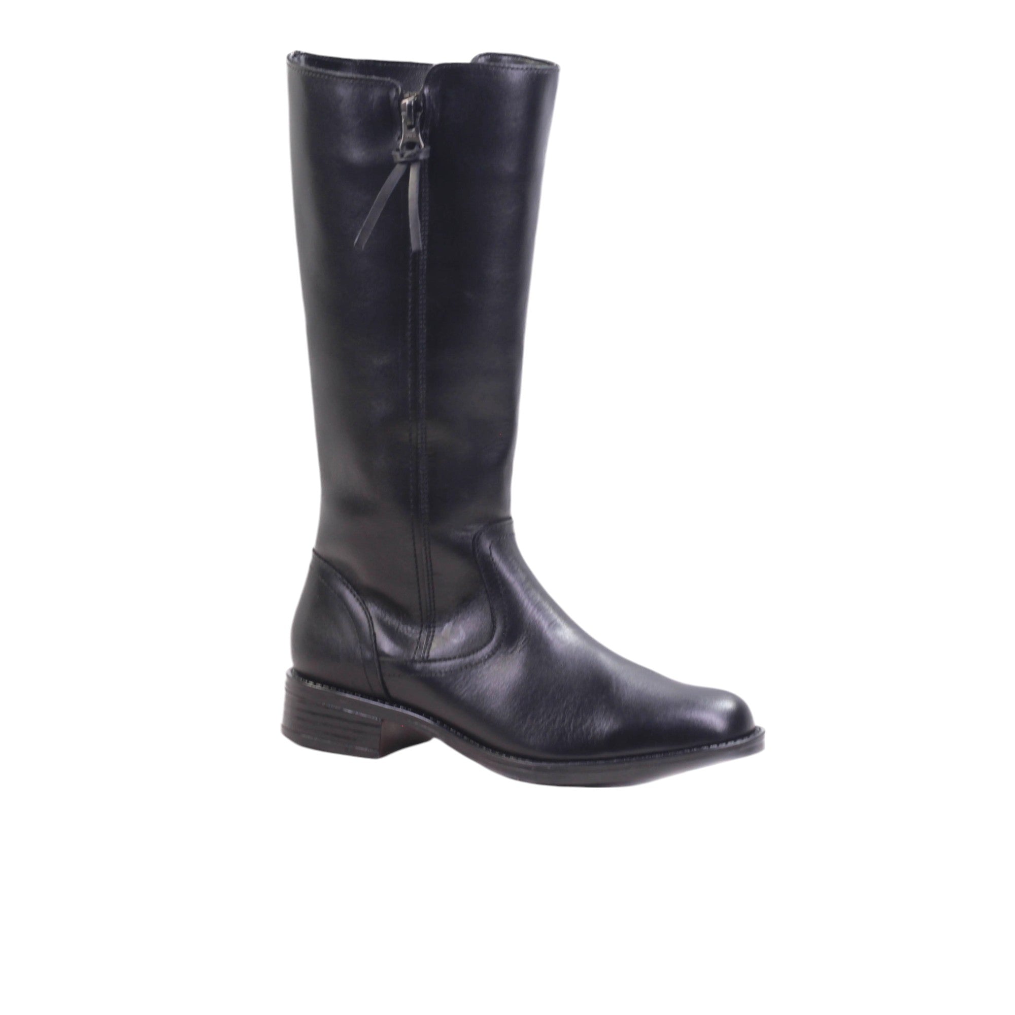 Botas altas de piel tipo equitación