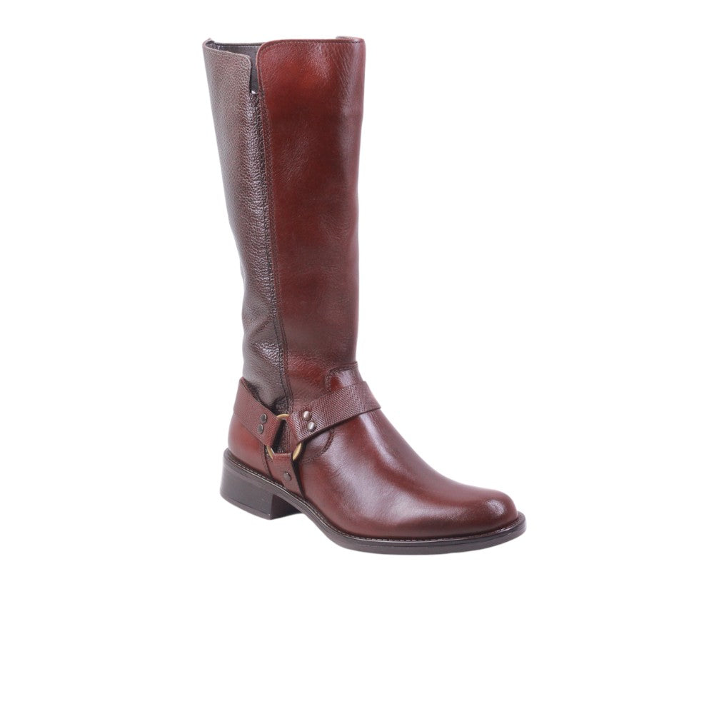 Bota para dama de tubo largo tipo equitacion