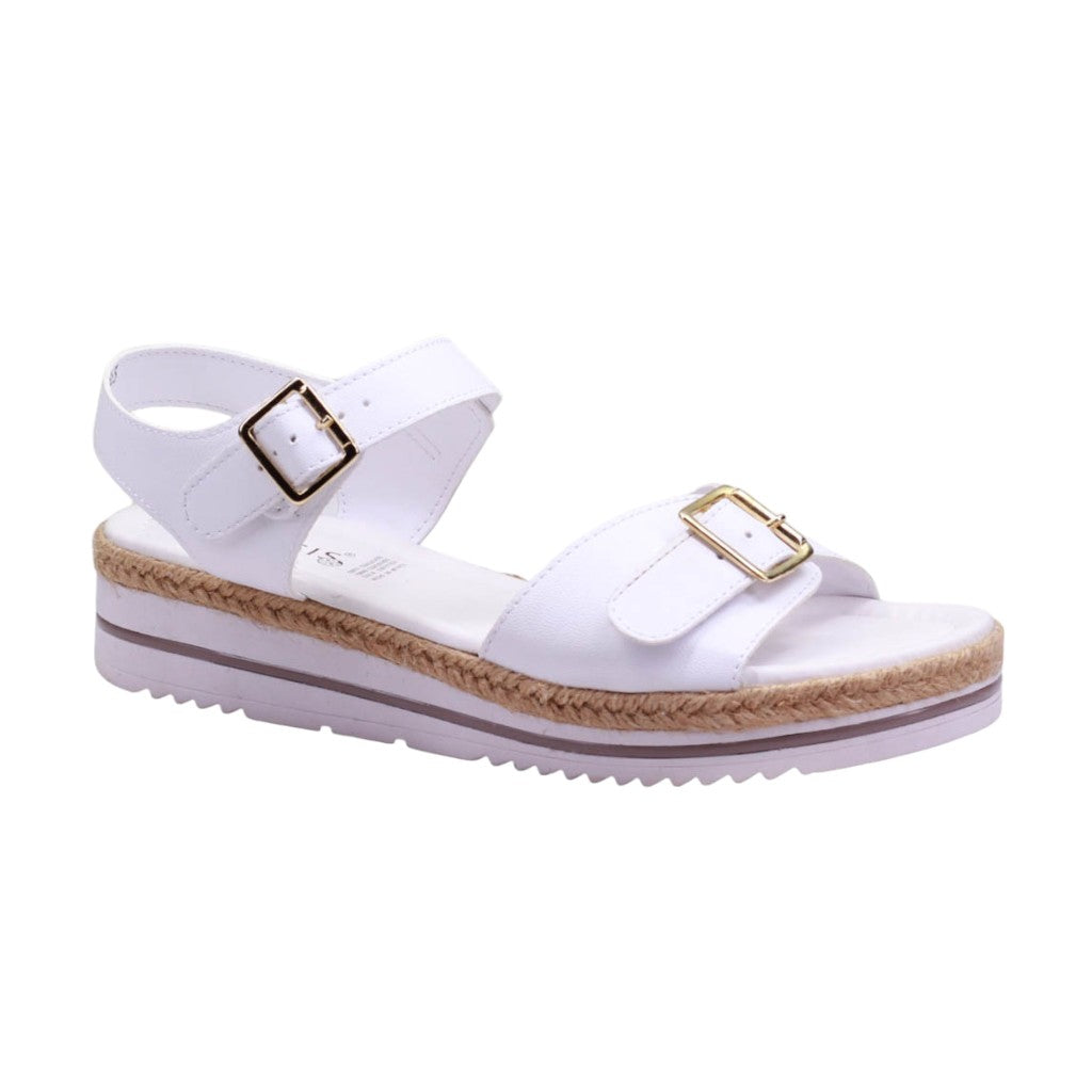 Sandalia Plataforma con Doble Hebilla Ajustable
