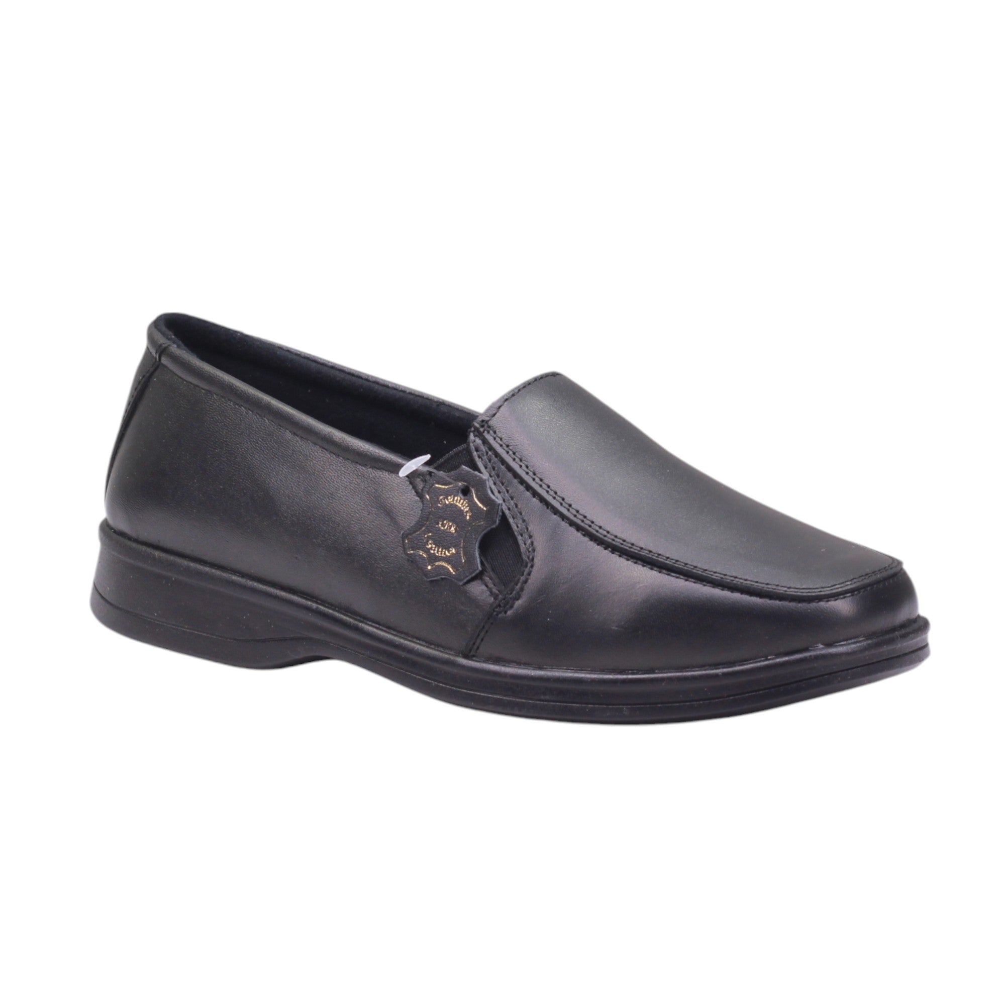 Mocasín casual para dama con elástico y suela corrida