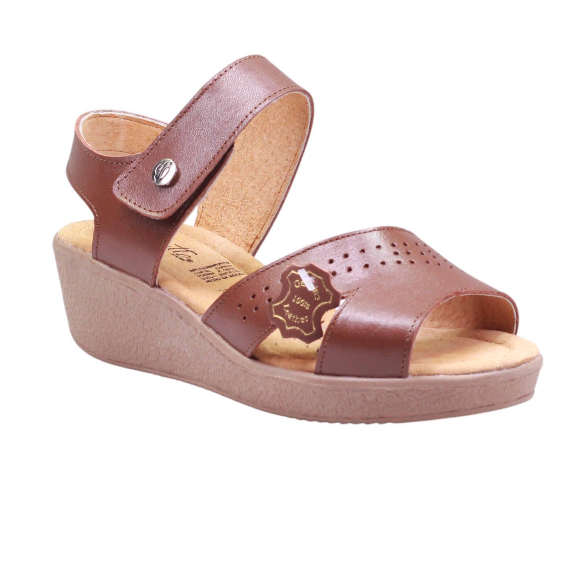 Sandalia casual de tiras ajustable