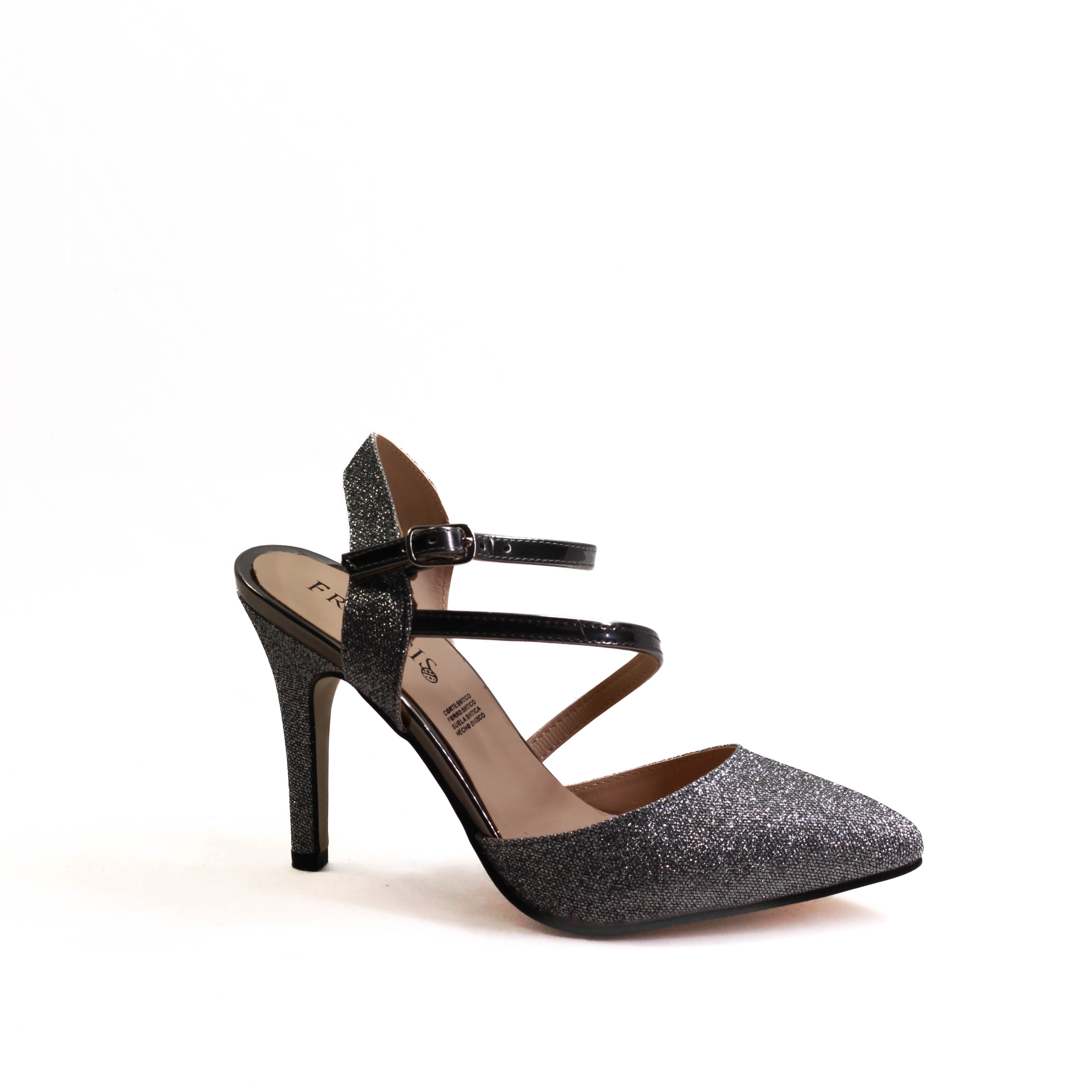 Zapatillas de Glitter con Tira Diagonal: Elegancia Deslumbrante para Tus Outfits Glamorosos