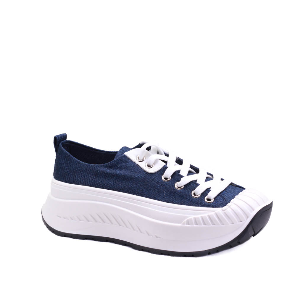Tenis para dama de plataforma alta y ancha