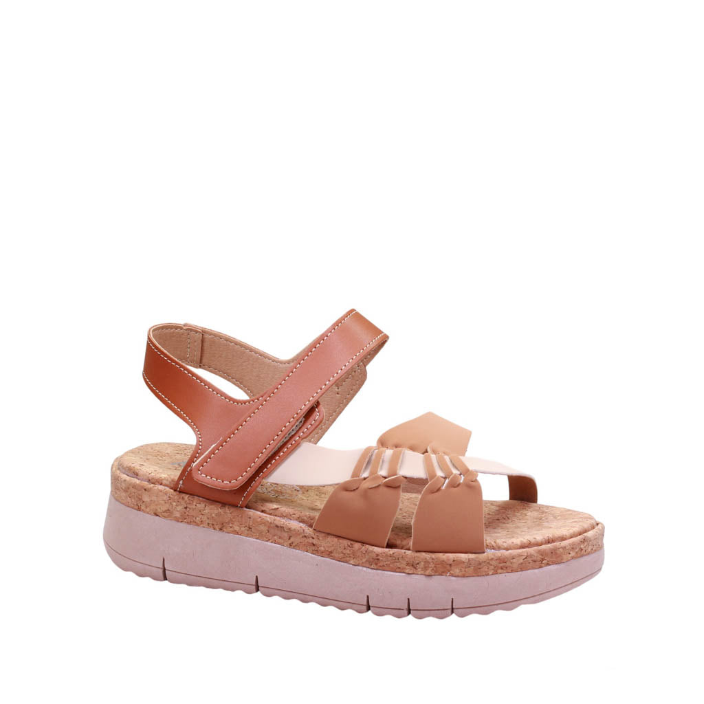 Sandalia de plataforma para dama con plantilla confortable