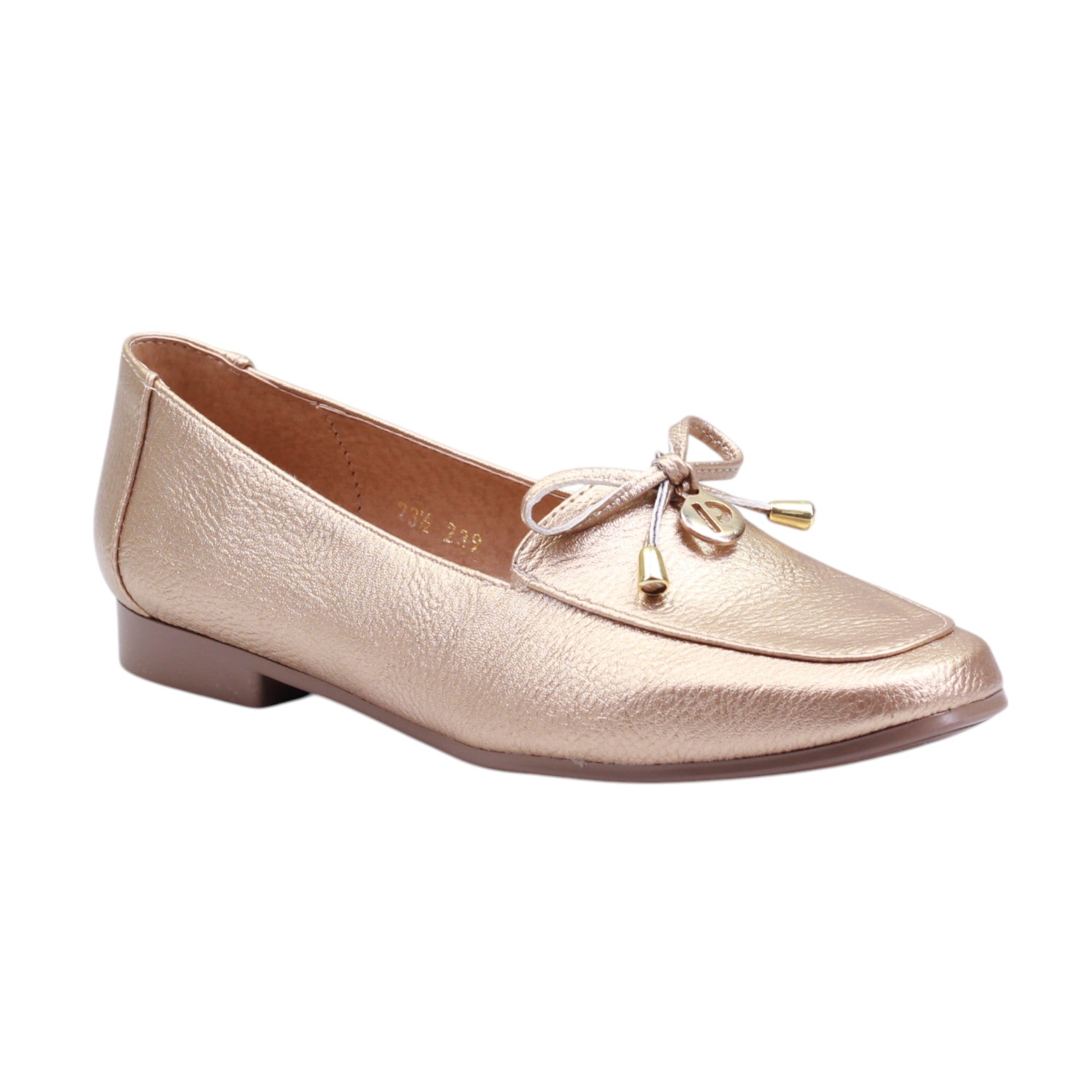 Zapato Bajo con Moño Estilizado y Tacón Cómodo