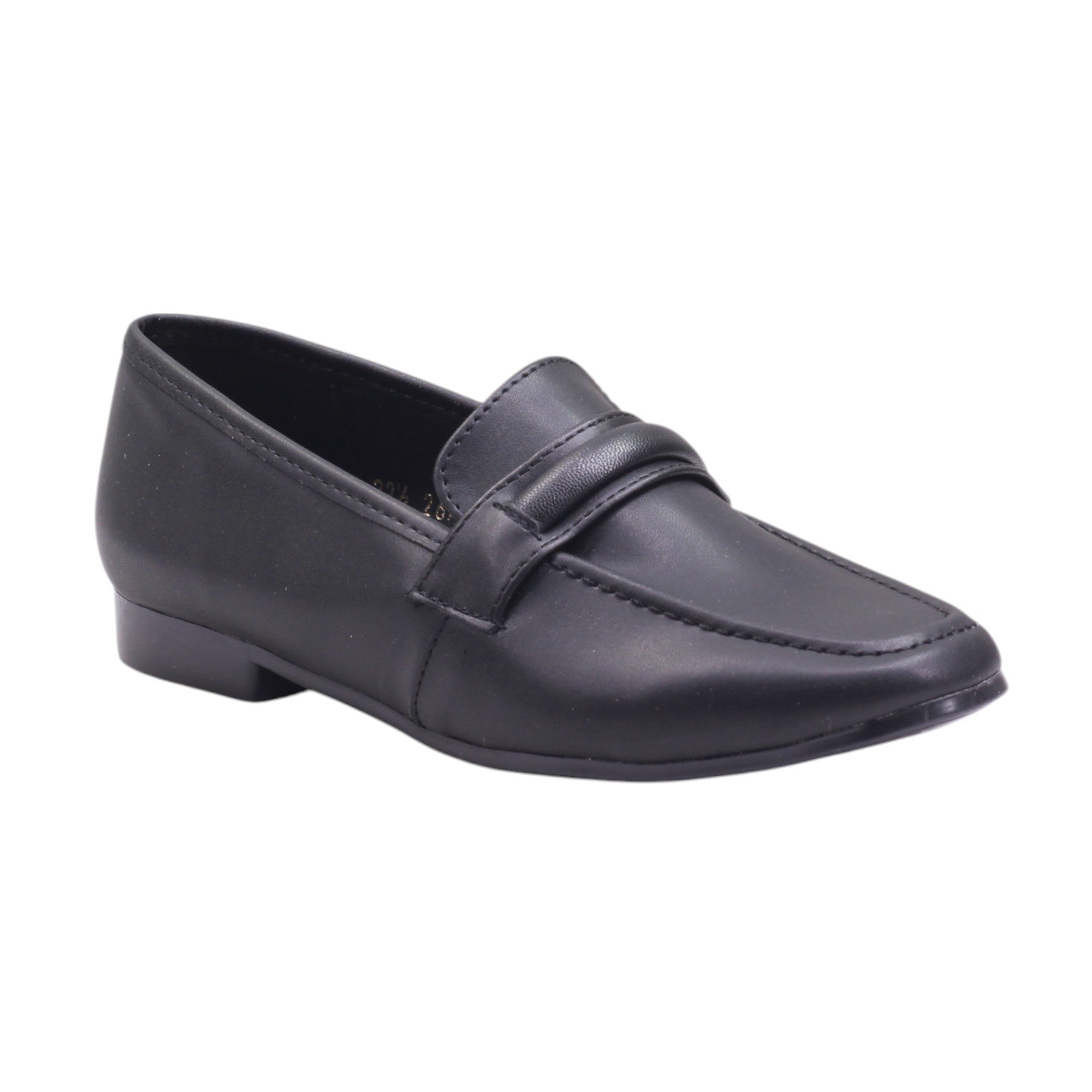 Loafer con Tacón Bajo y Adorno Frontal