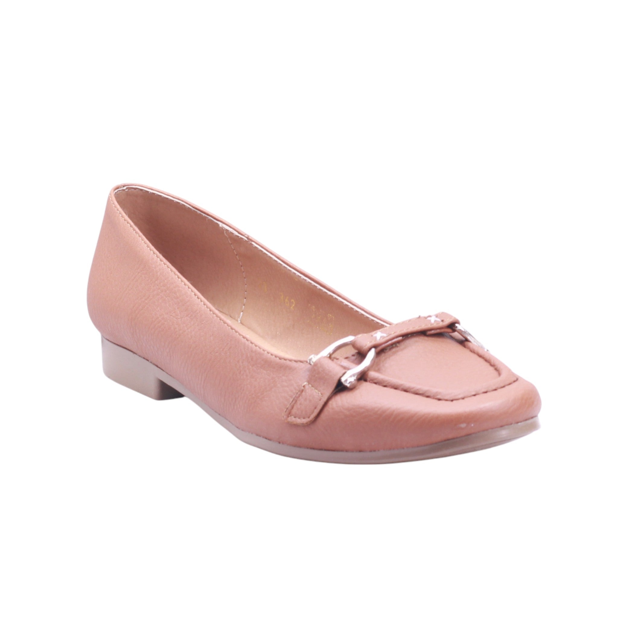 Flat con adorno metálico y punta redonda