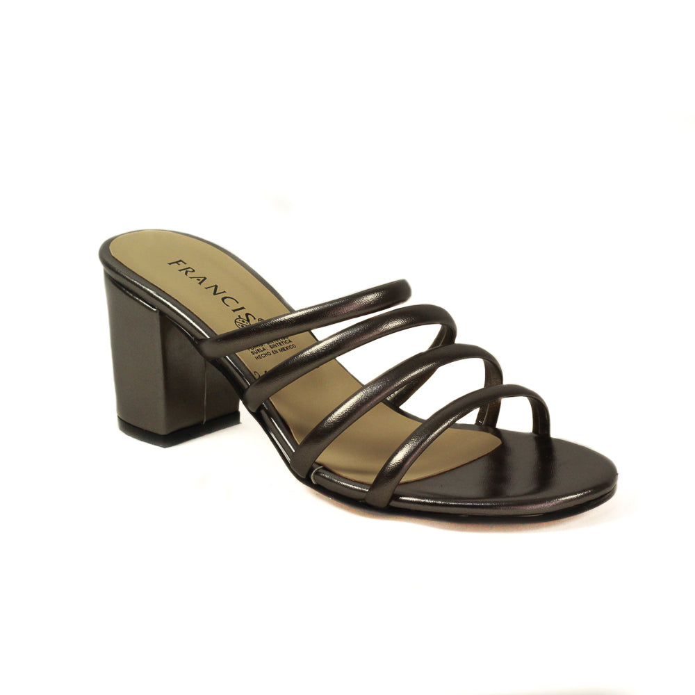 Zapatilla para dama de 4 tiras delgadas