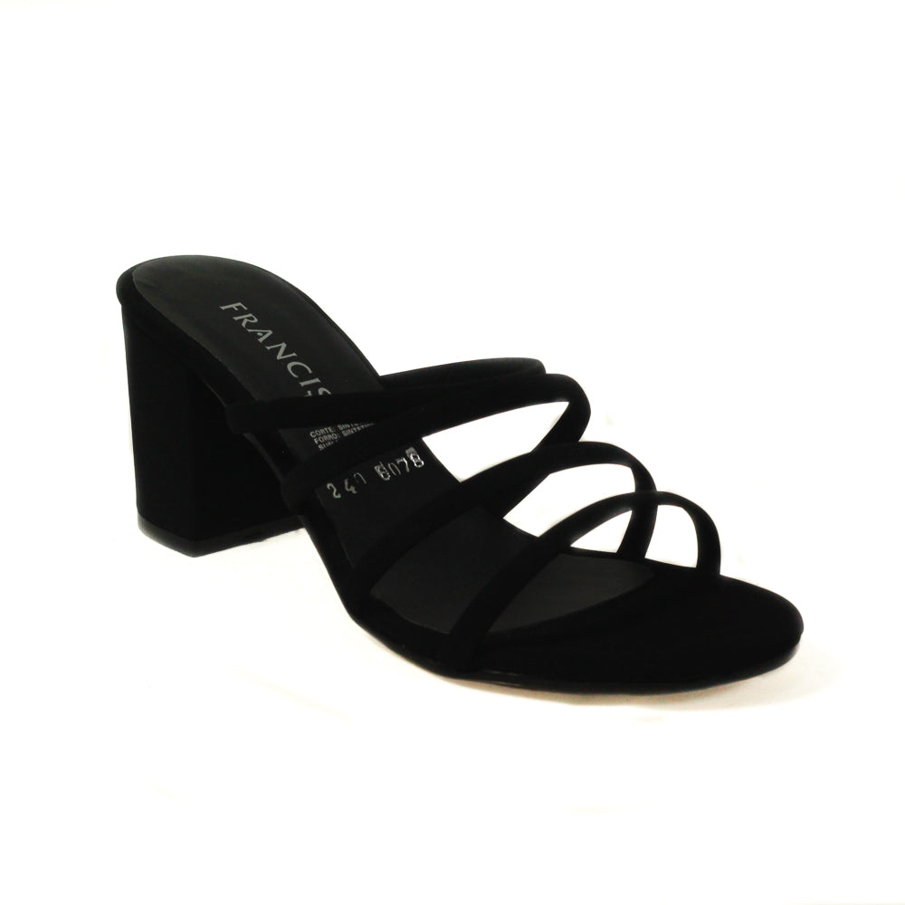 Zapatilla para dama de 4 tiras delgadas