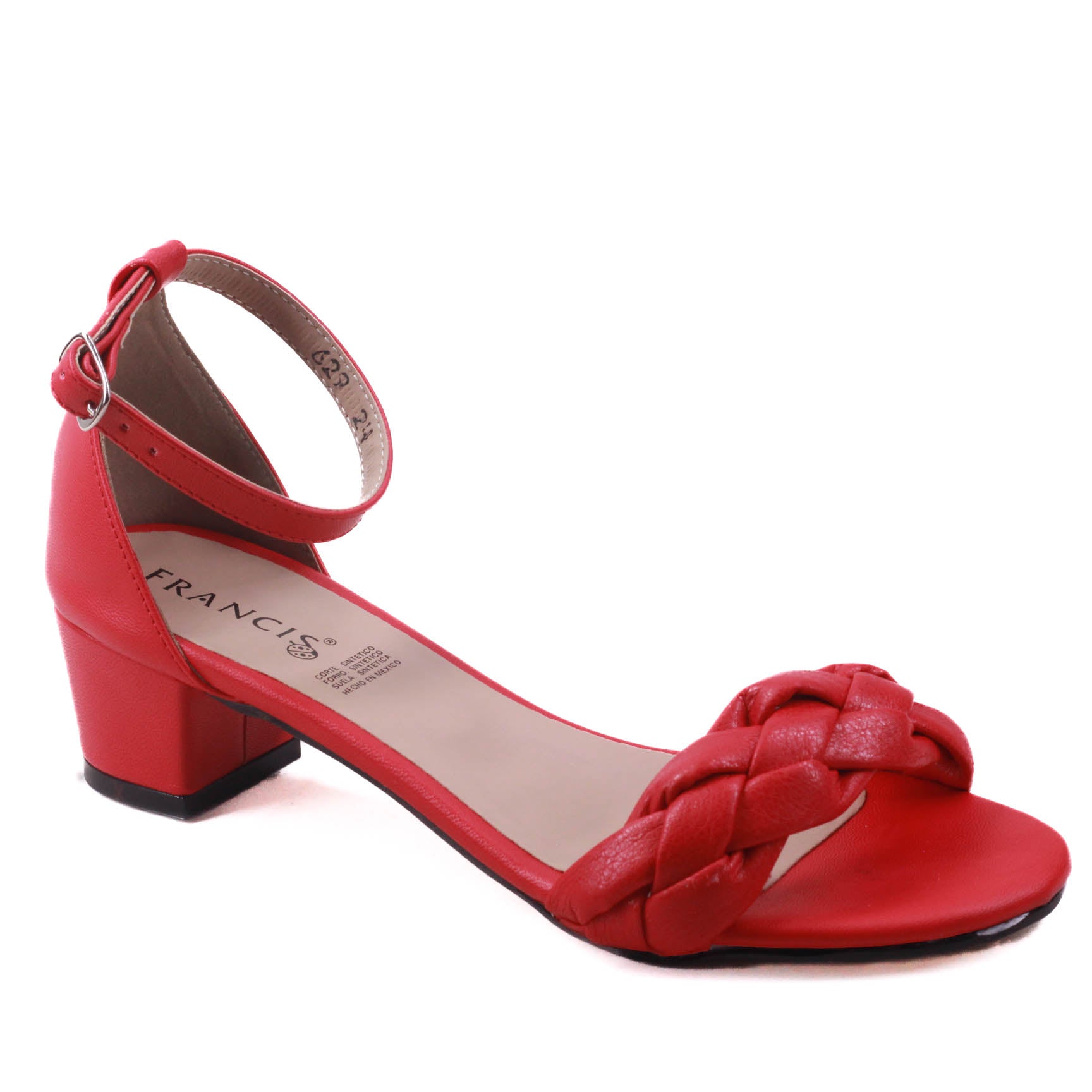 Tacon Cuadrado Zapatos Rojos Taco Aguja Zapatos Tacón Cuadrado