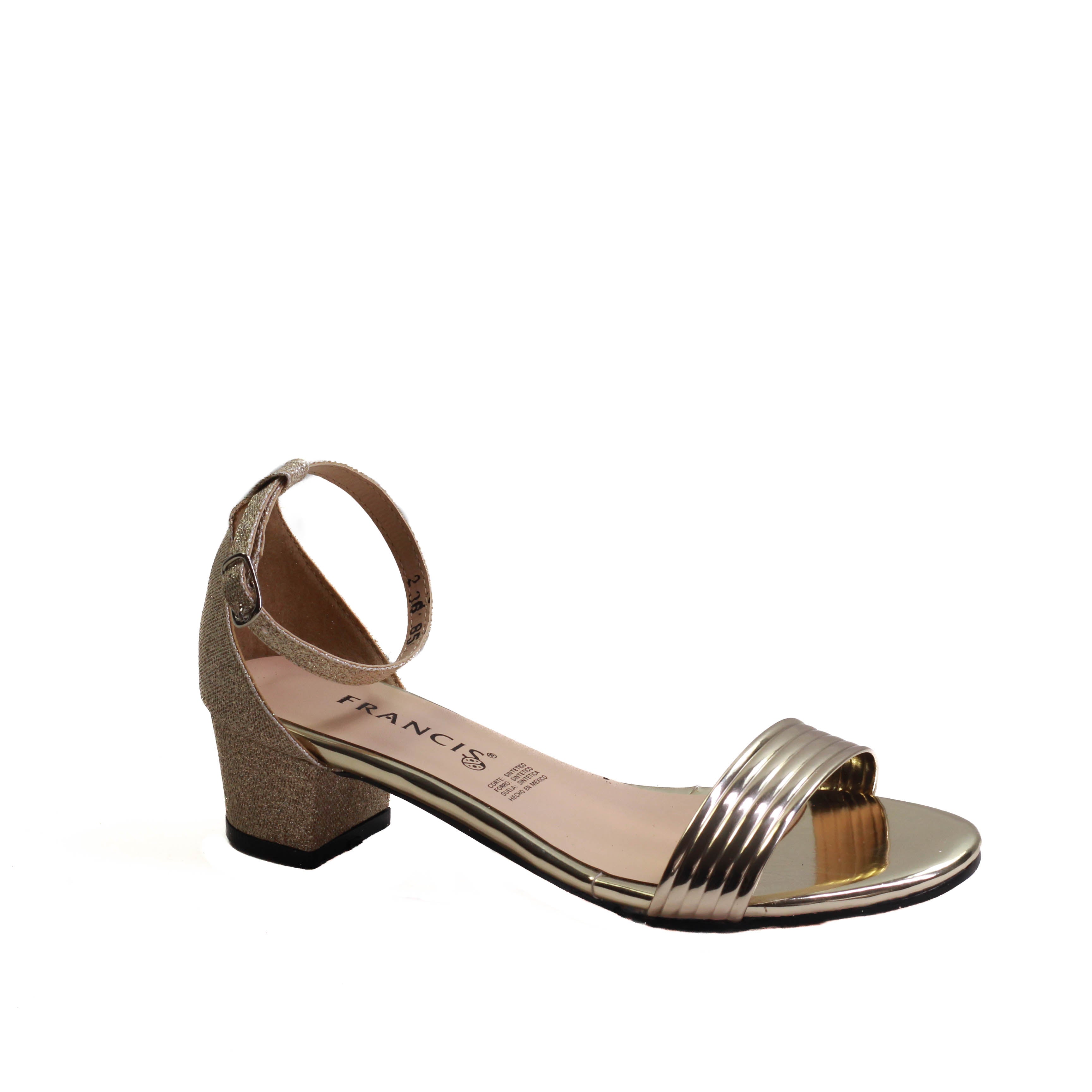 Zapatilla para dama con tira ondulada frontal