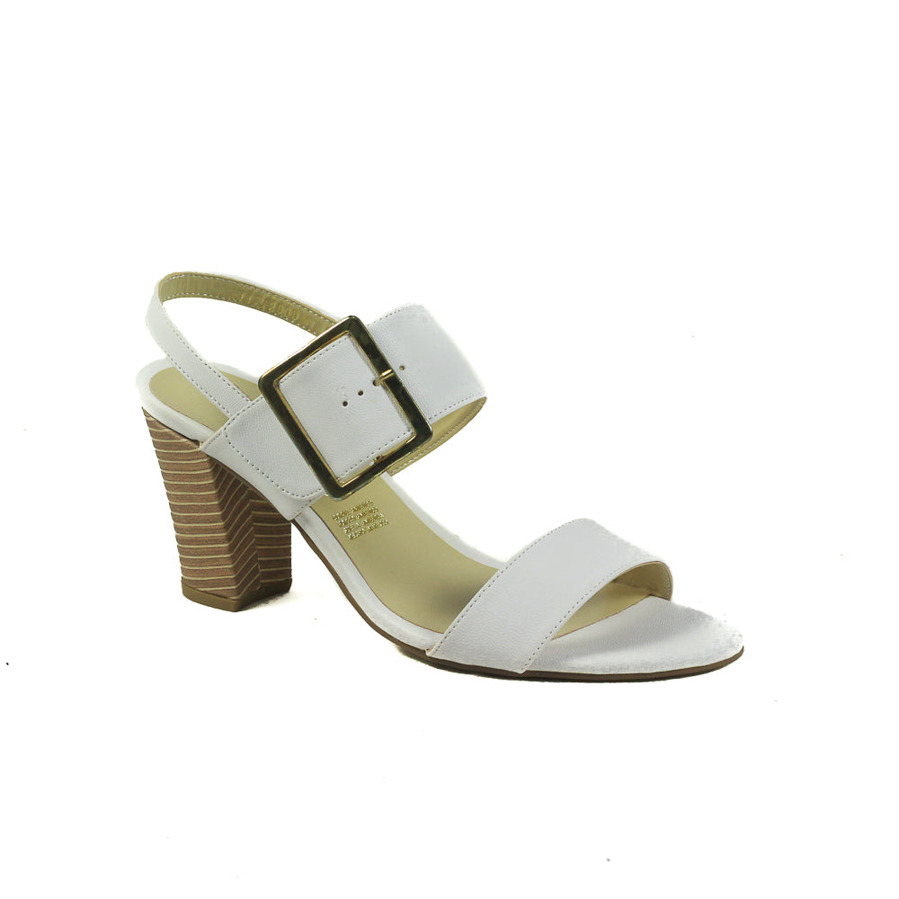 Zapatilla Dama Heeled Sandals Broche Lateral