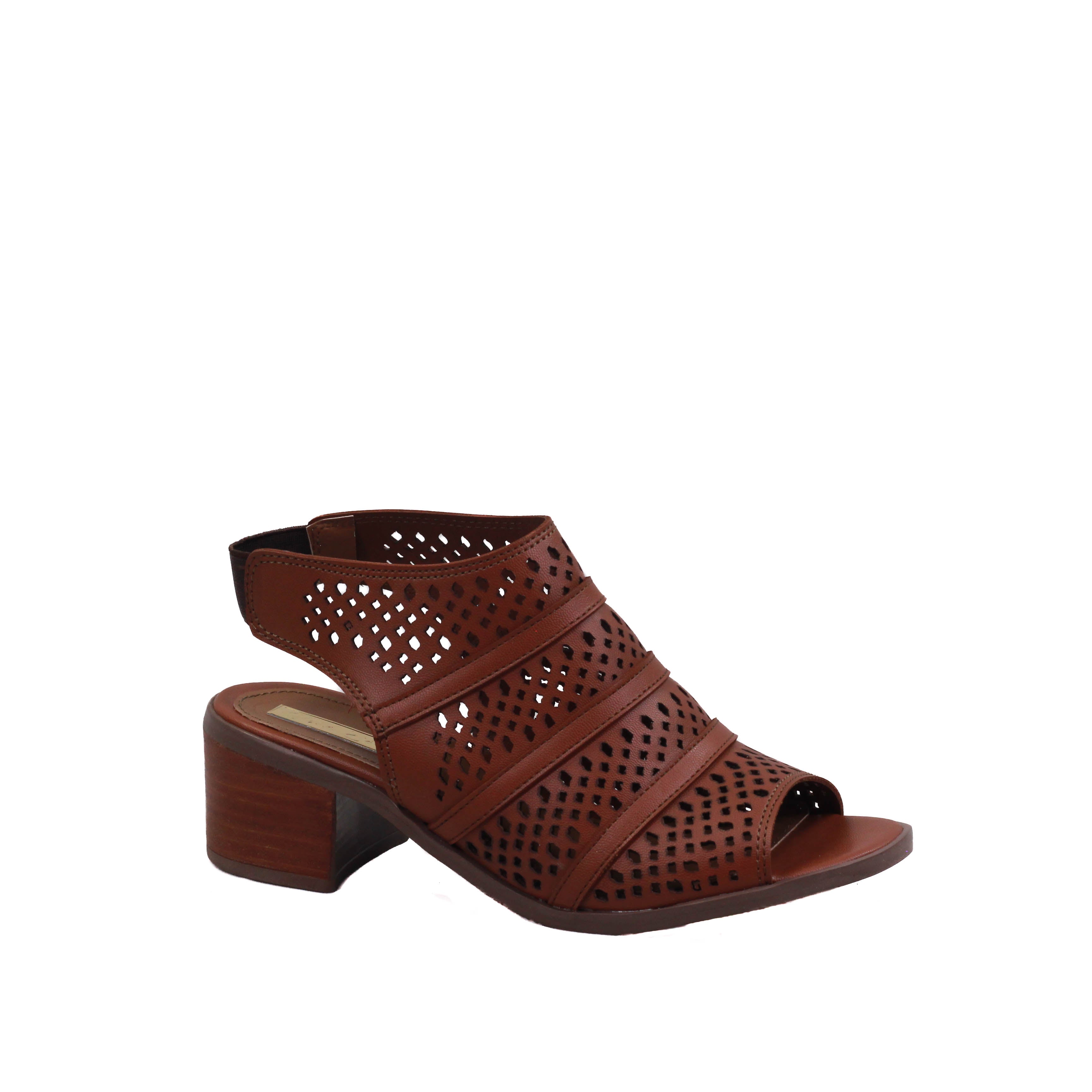 Botin para dama con corte perforado