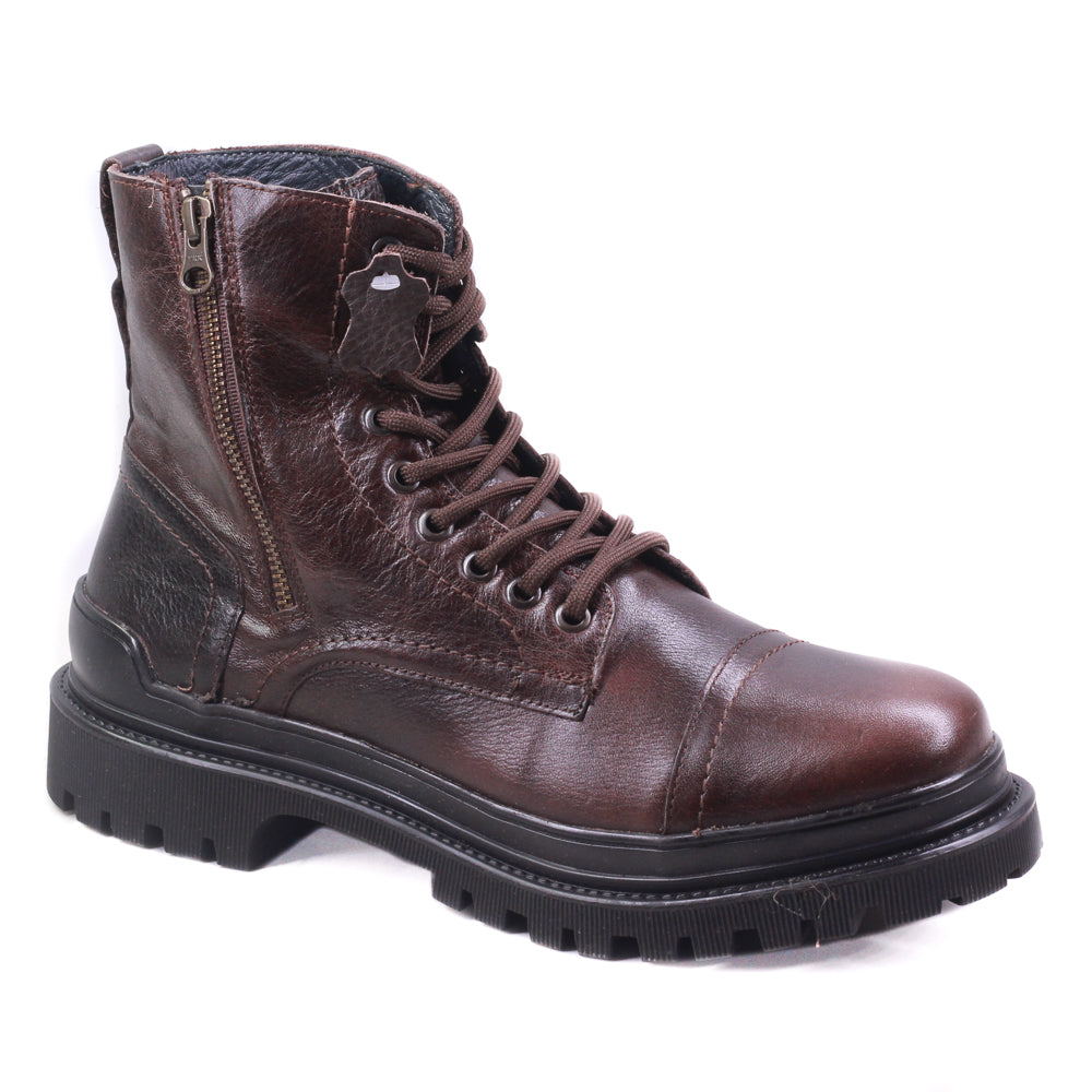 Bota para caballero con tubo tipo militar